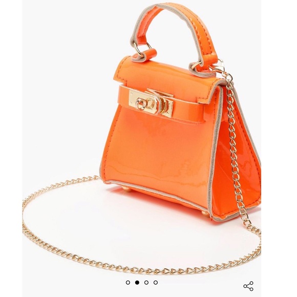small orange bag